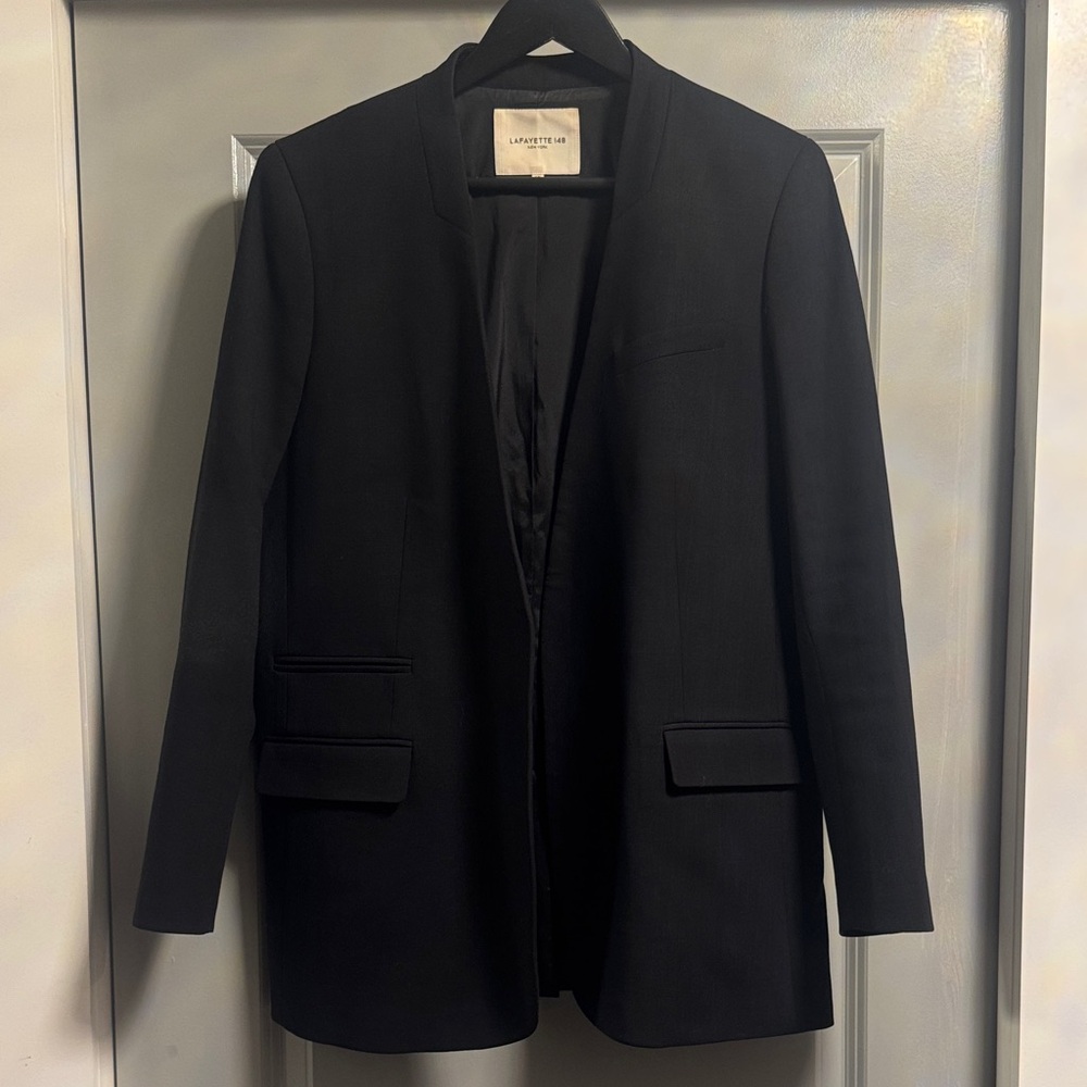 Lafayette 148 New York Classic Black Suit Jacket